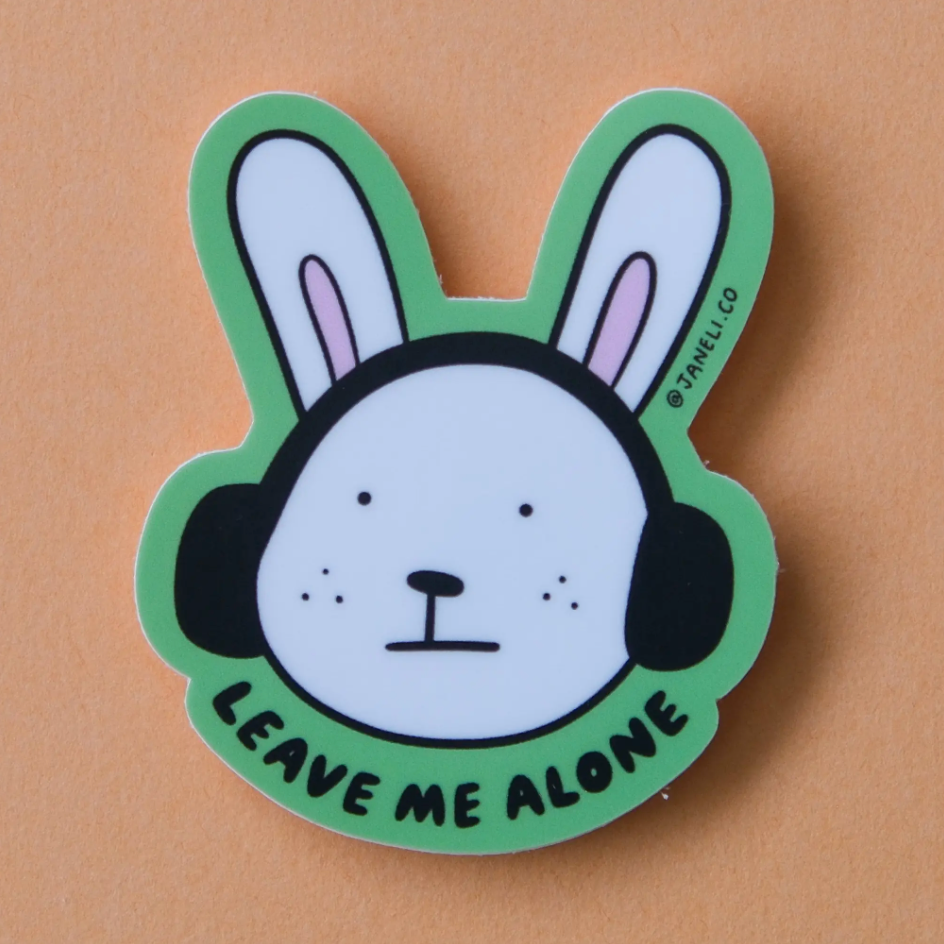 Leave Me Alone Sticker