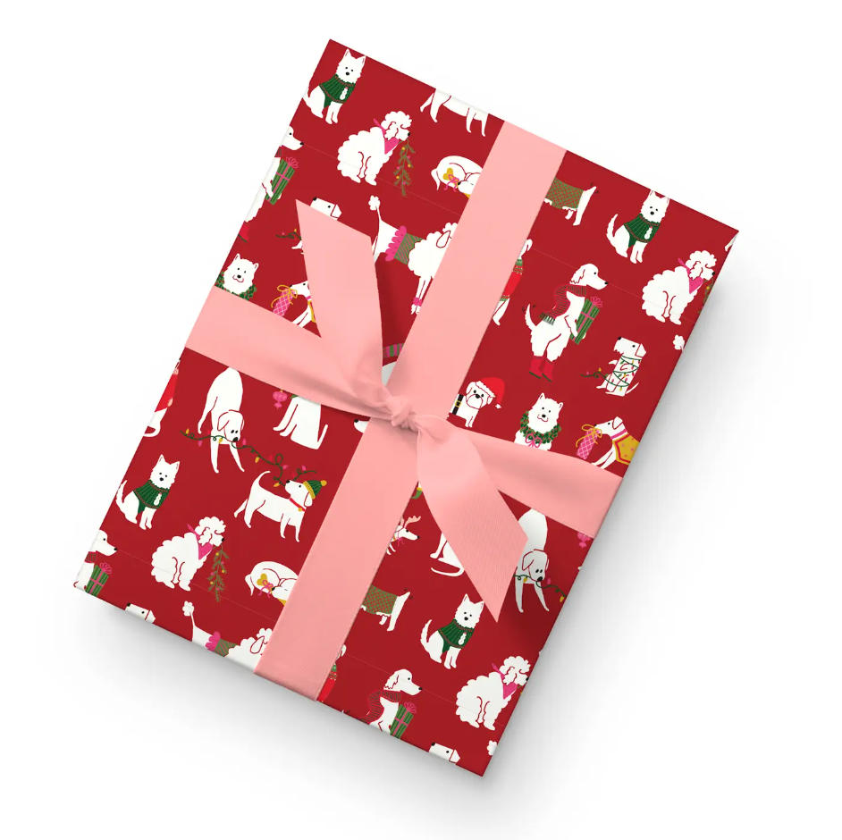 Holiday Dogs Wrapping Paper