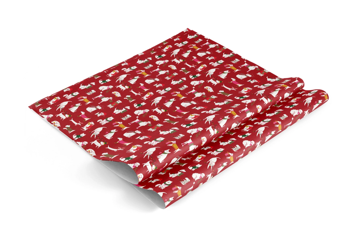 Holiday Dogs Wrapping Paper