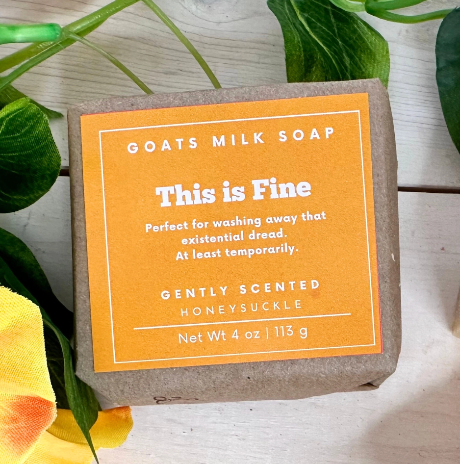 This is Fine Bar Honeysuckle Soap