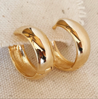 Chunky Clicker Huggie Hoops, Large
