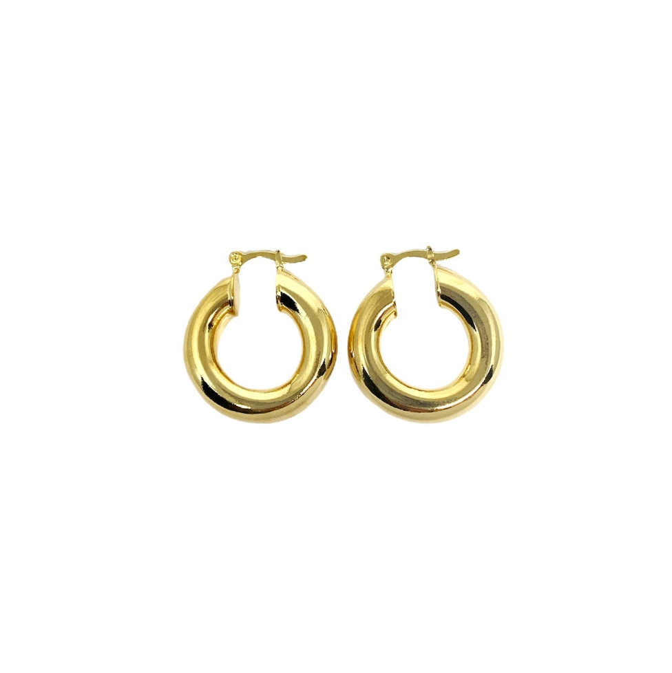 Thick Small Hoop Earrings