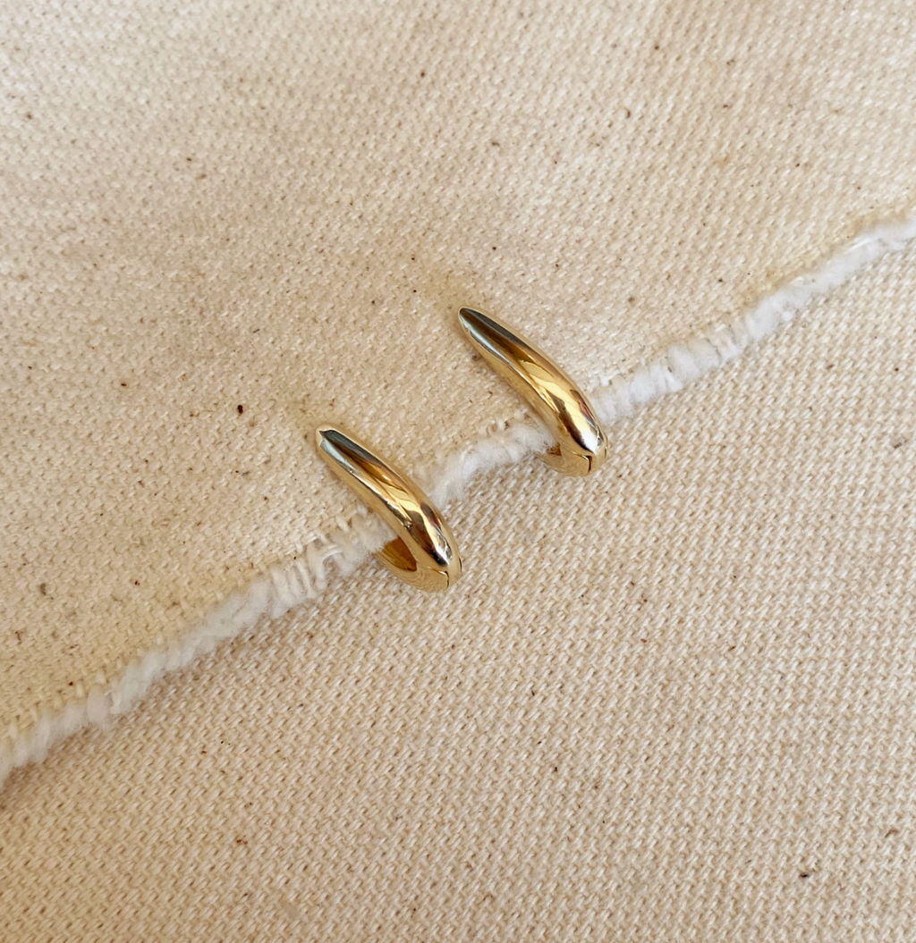 U-Shaped Hoop Earrings