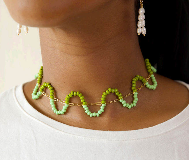 Crinkle Cut Necklace