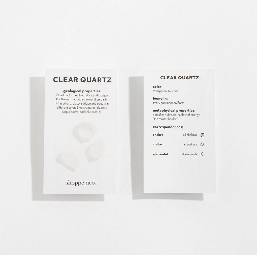 Crystal Property Cards