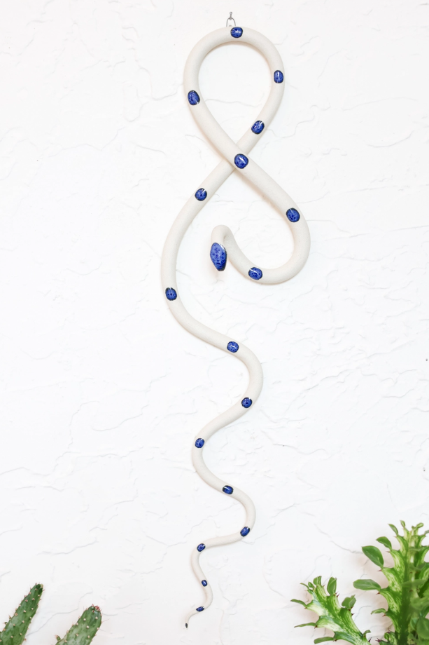 Large Ceramic Wall Snake
