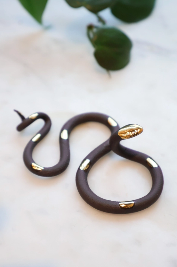 Gold Ceramic Snakes, Limited Edition