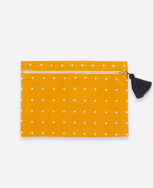 Cross-Stitch Pouch Clutch