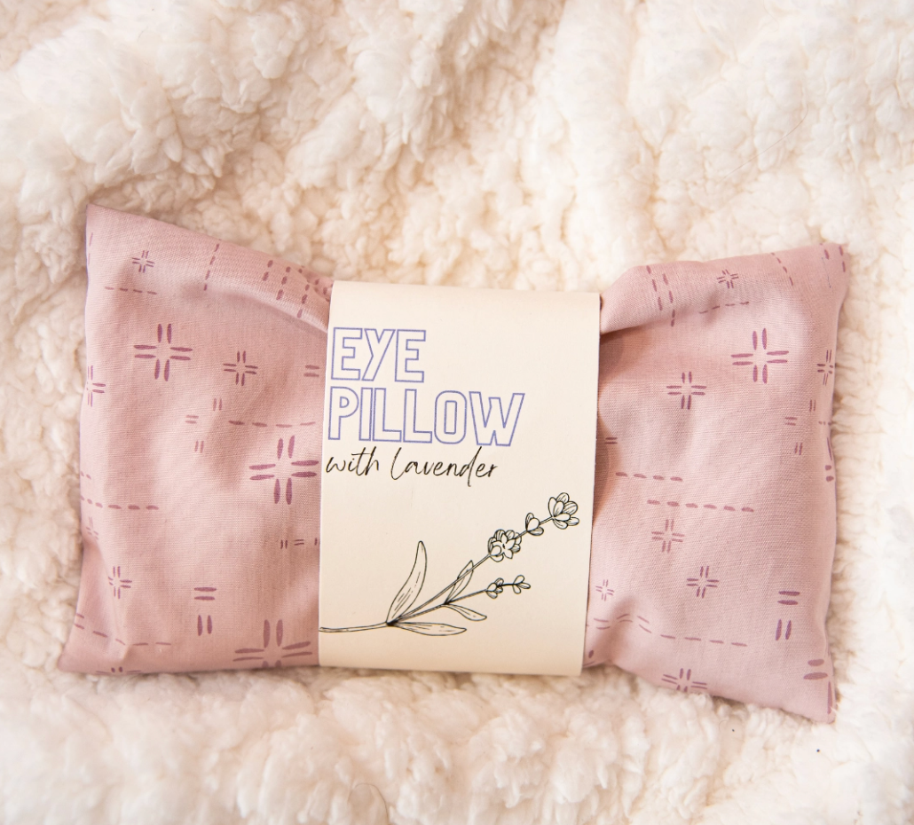 Weighted Aromatherapy Eye Pillow, Deco Stitch