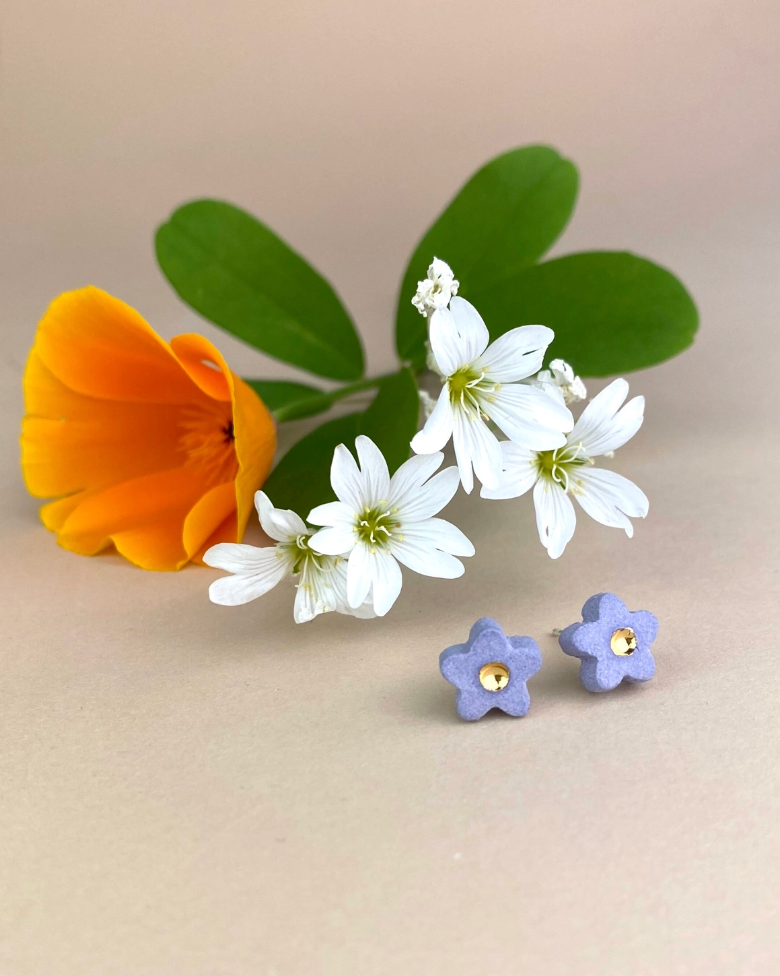 Flower Stud Earrings