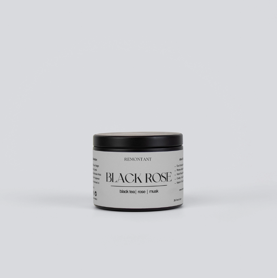 Black Rose Candle