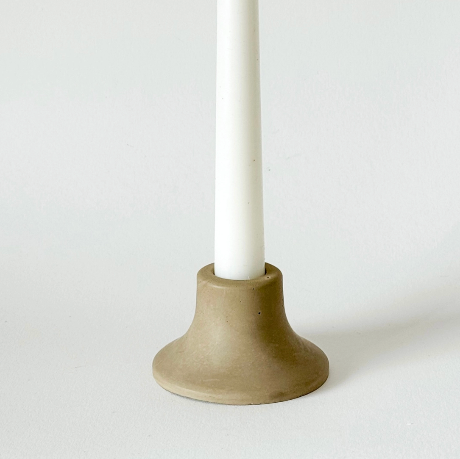 Mina Short Taper Candle Holder