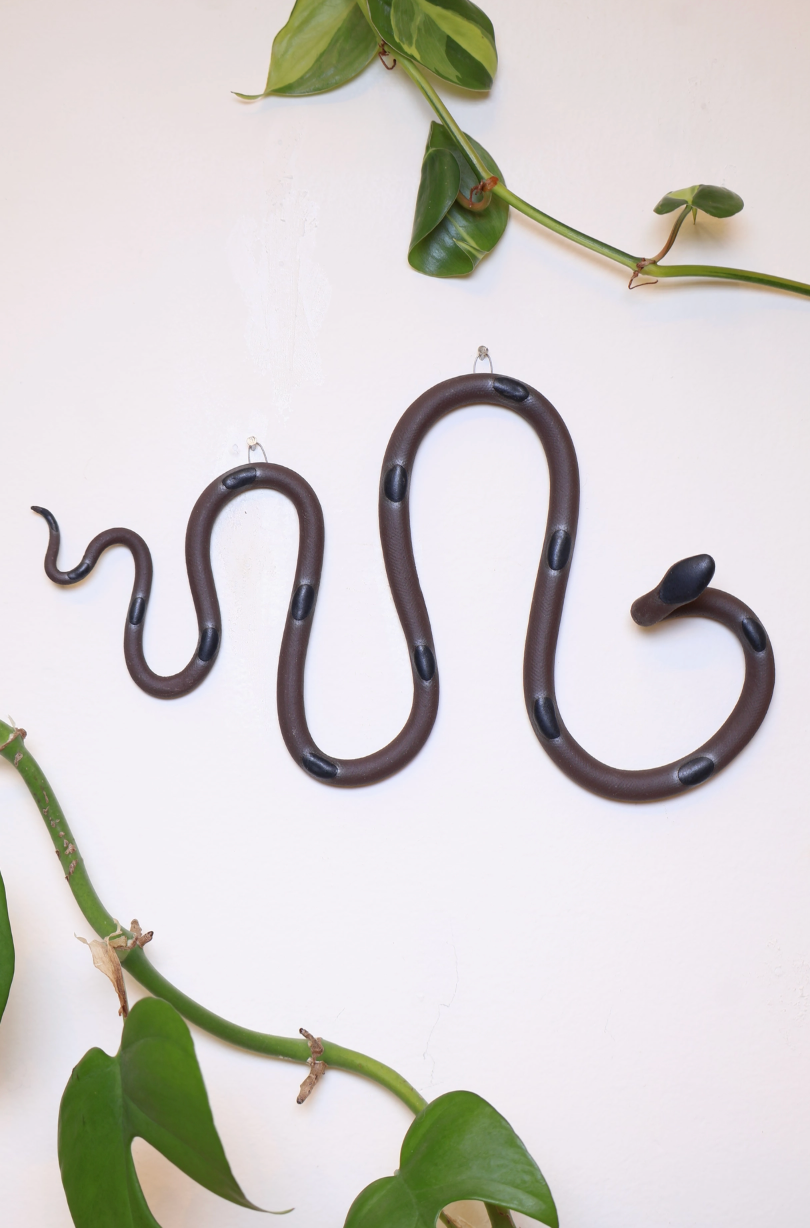 Horizontal Ceramic Wall Snake