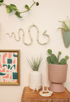 Horizontal Ceramic Wall Snake
