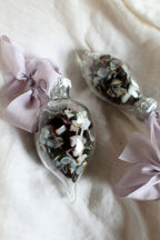 Holiday Dried Glass Ornament