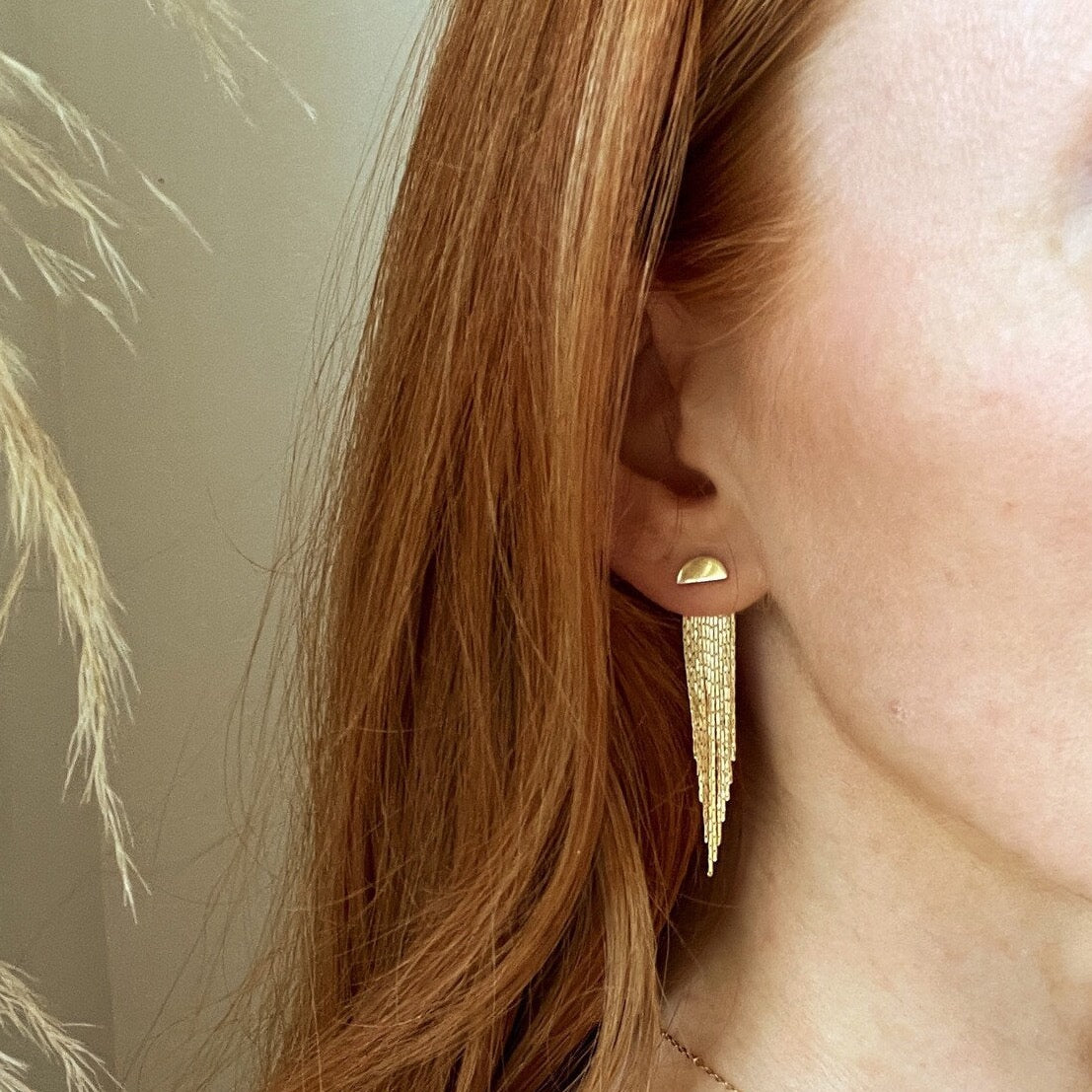 Mazzy Medium Fringe Ear Jackets