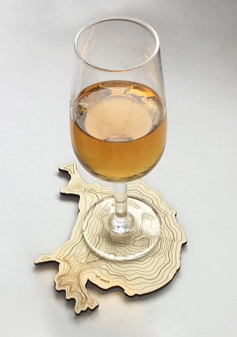 Mt Baker Topography Coaster