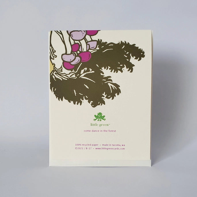 Mushroom Forest Greeting Card