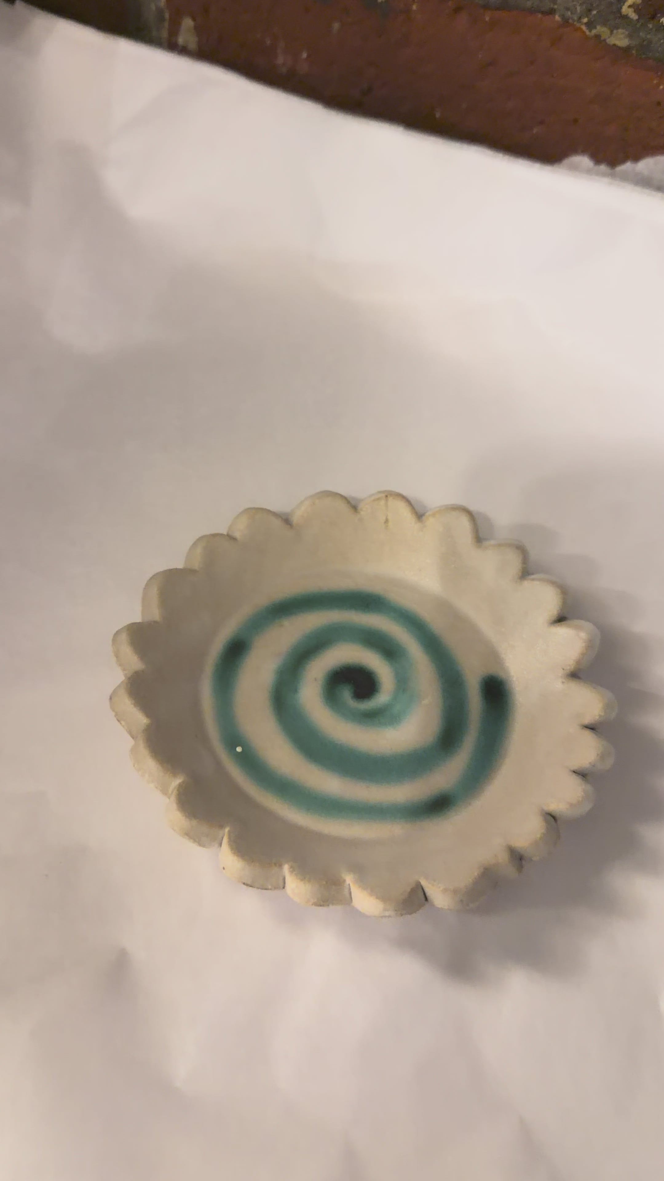 Scallop Spiral Trinket Dish