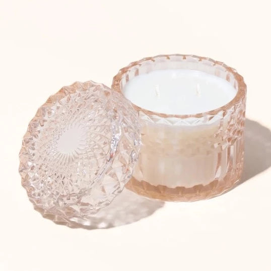 Fleur Rose Quartz Gem Candle