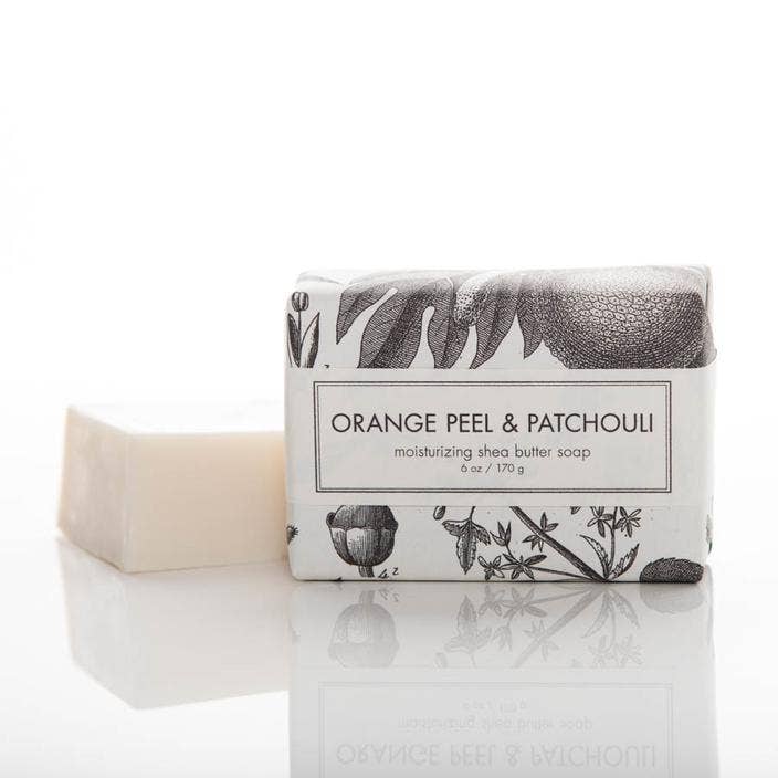 Orange Peel & Patchouli Shea Butter Soap