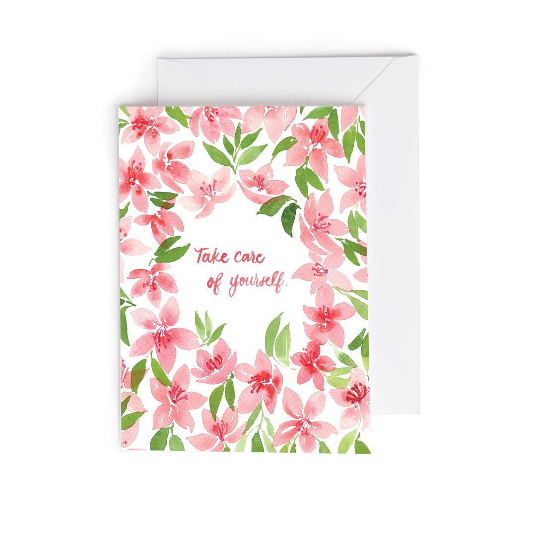 Azalea Take Care Greeting Card