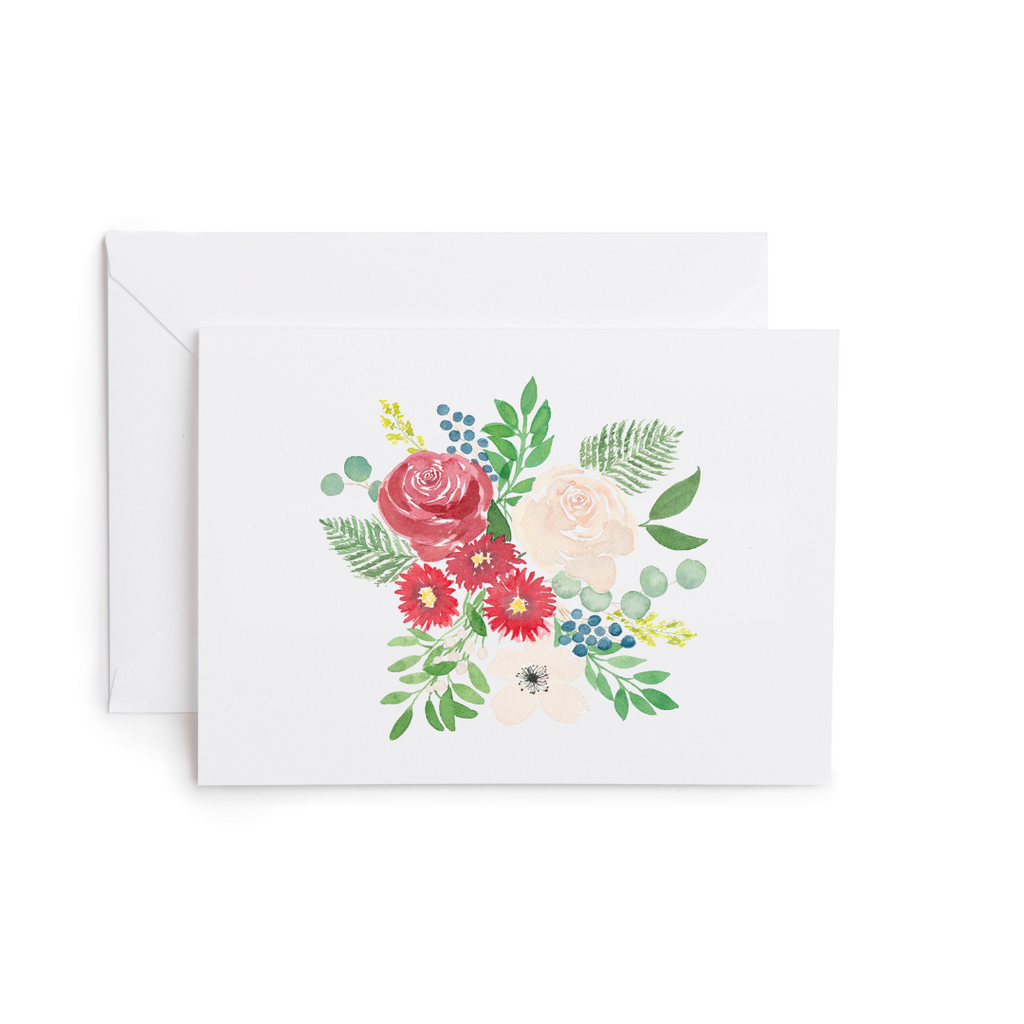 Holiday Bouquet Greeting Card