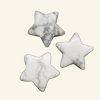 Howlite Crystal Star