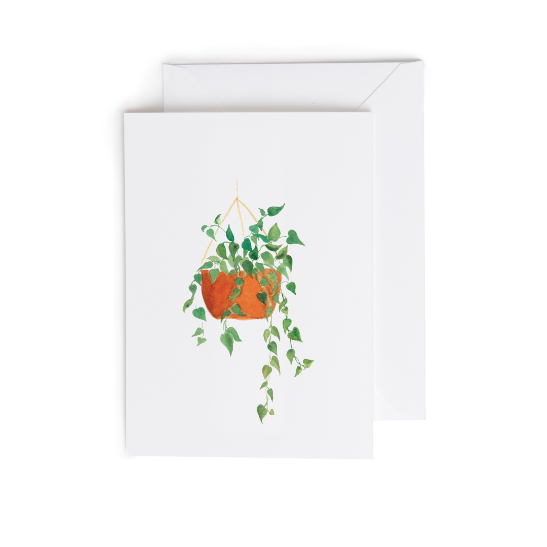 Hanging Planter Greeting Card