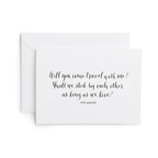 Travel With Me Greeting Card