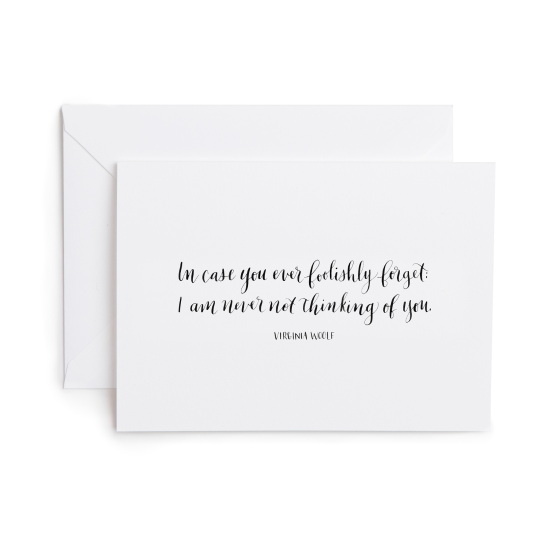 Foolishly Forget Greeting Card