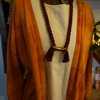 Fold Necklace - Maroon