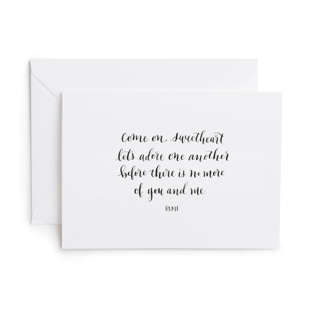Come on Sweetheart Greeting Card