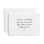 Come on Sweetheart Greeting Card