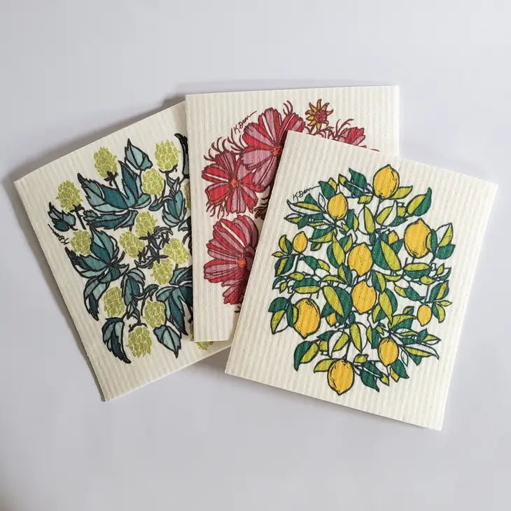 Swedish Dish Cloth: Lemon