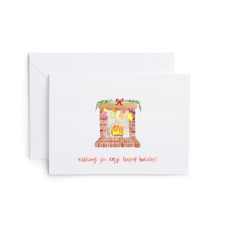 Cozy, Happy Holidays Greeting Card