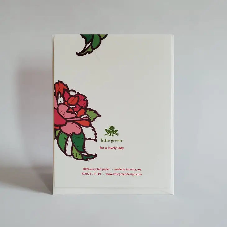 For a Lovely Lady Greeting Card