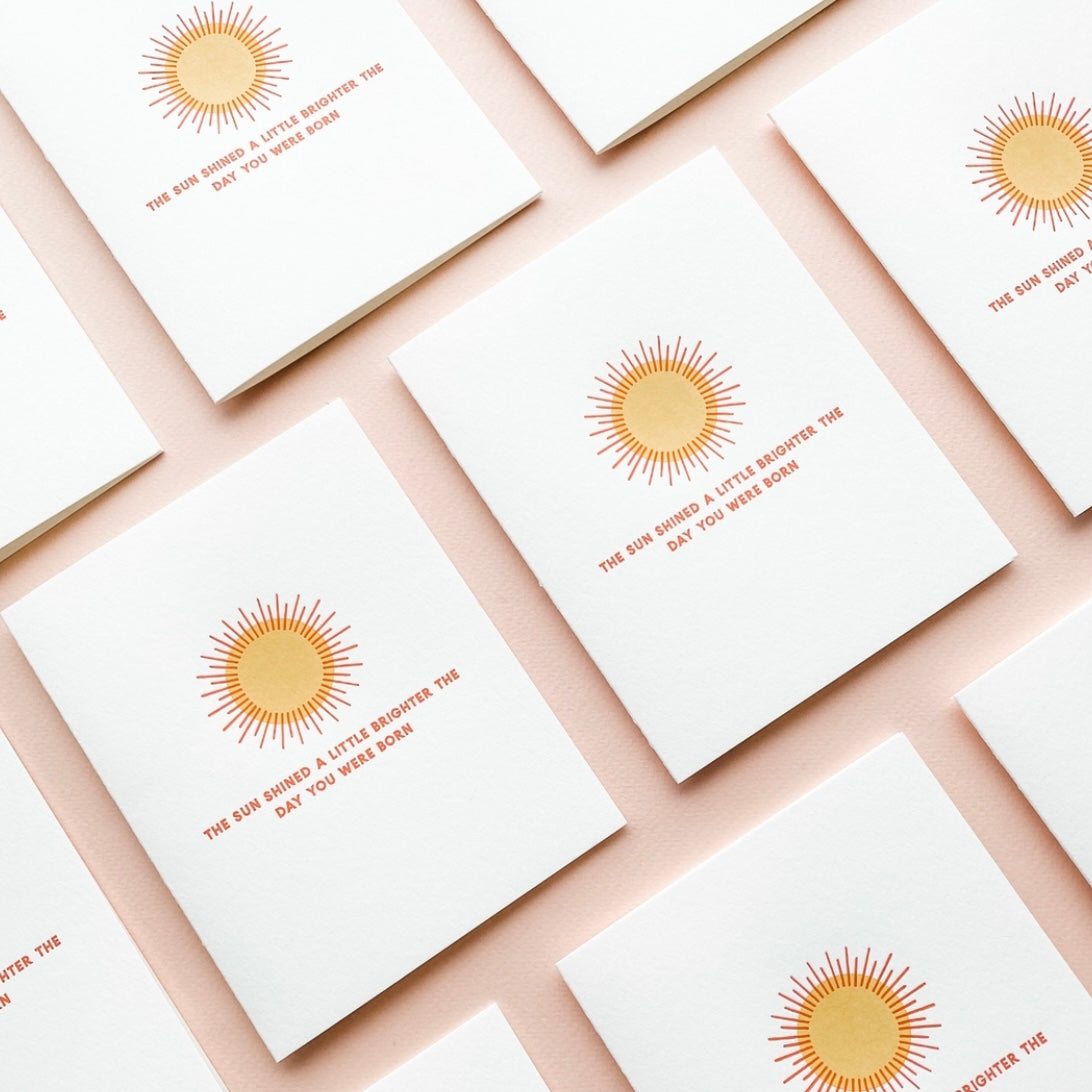 Sun Shined Brighter Greeting Card