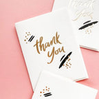 Thank You Paint - Letterpress + Foil Card