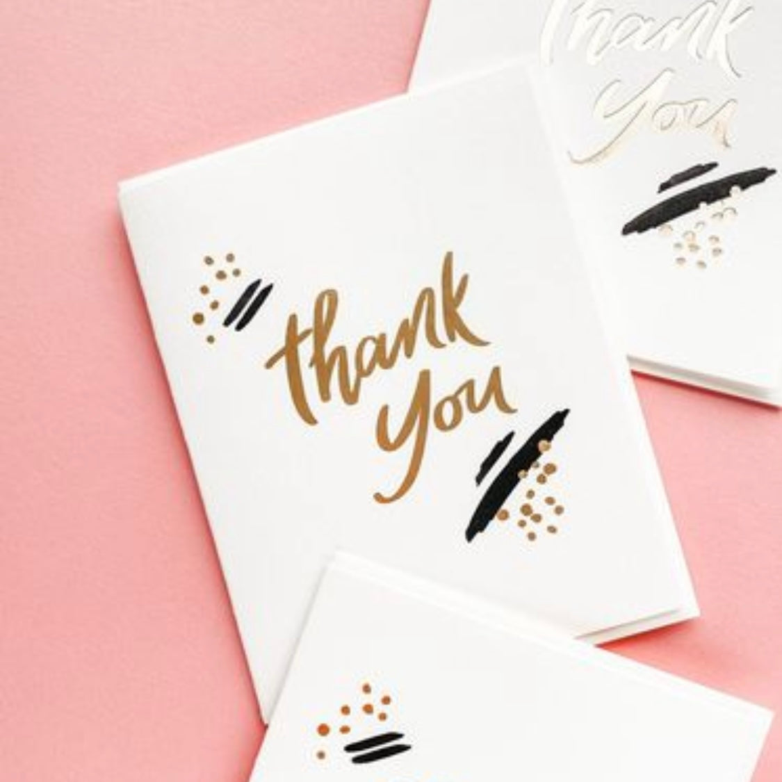 Thank You Paint - Letterpress + Foil Card