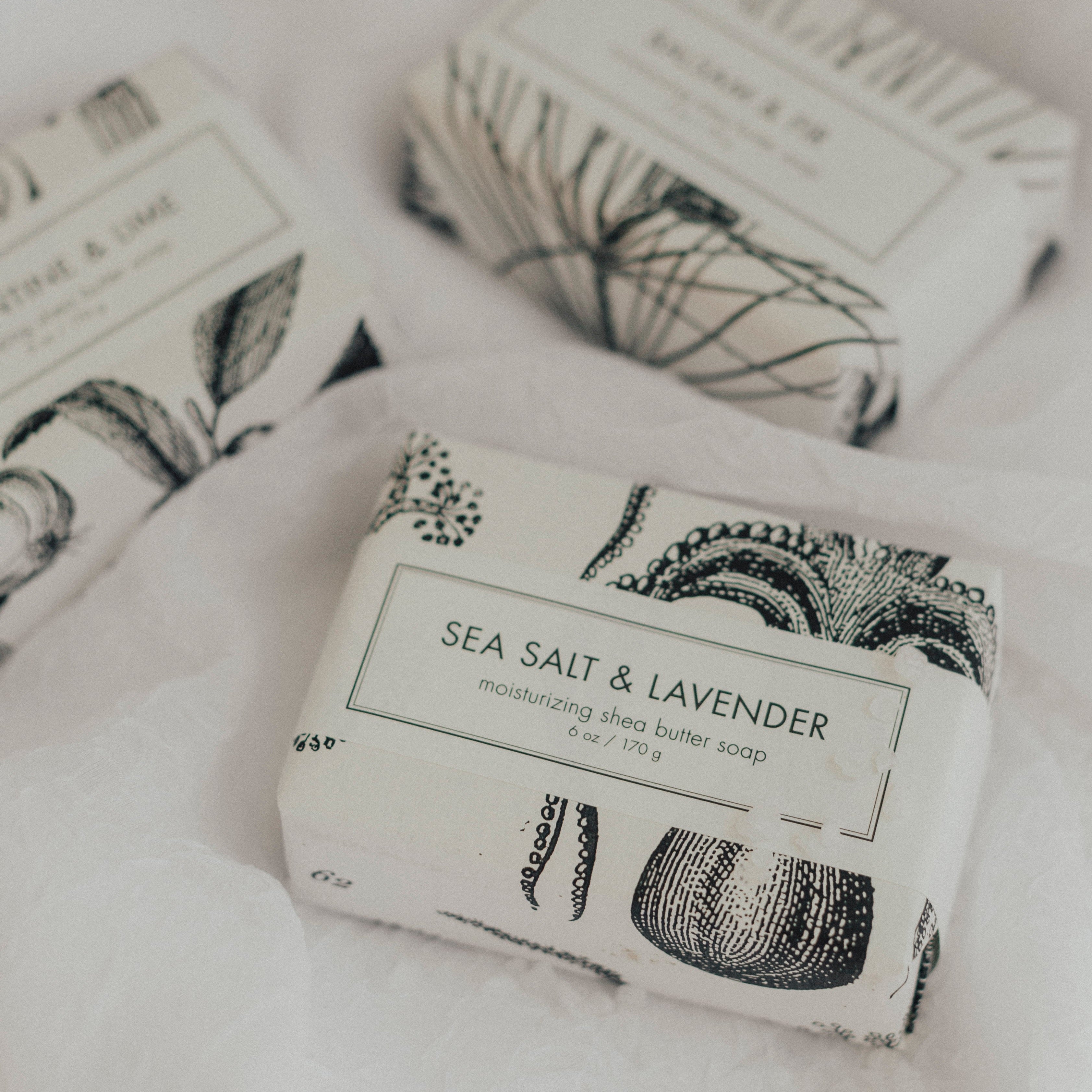 Sea Salt & Lavender Shea Butter Soap