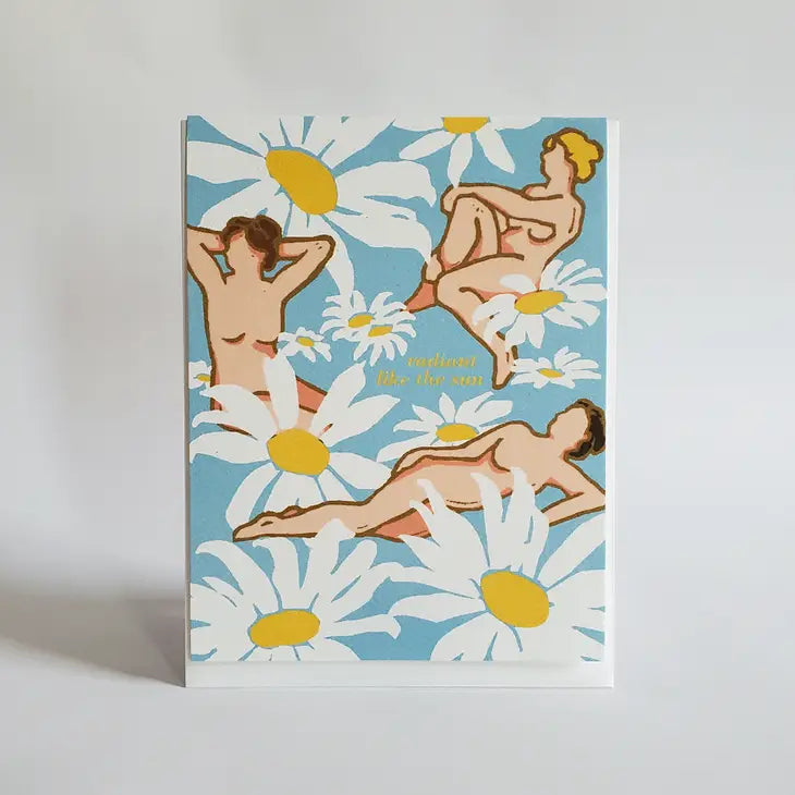 Radiant Like the Sun Greeting Card