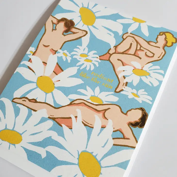 Radiant Like the Sun Greeting Card