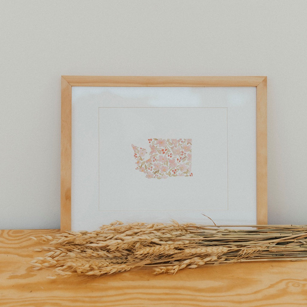 WA Apple Blossoms Art Print