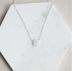 Moonstone Drop Necklace