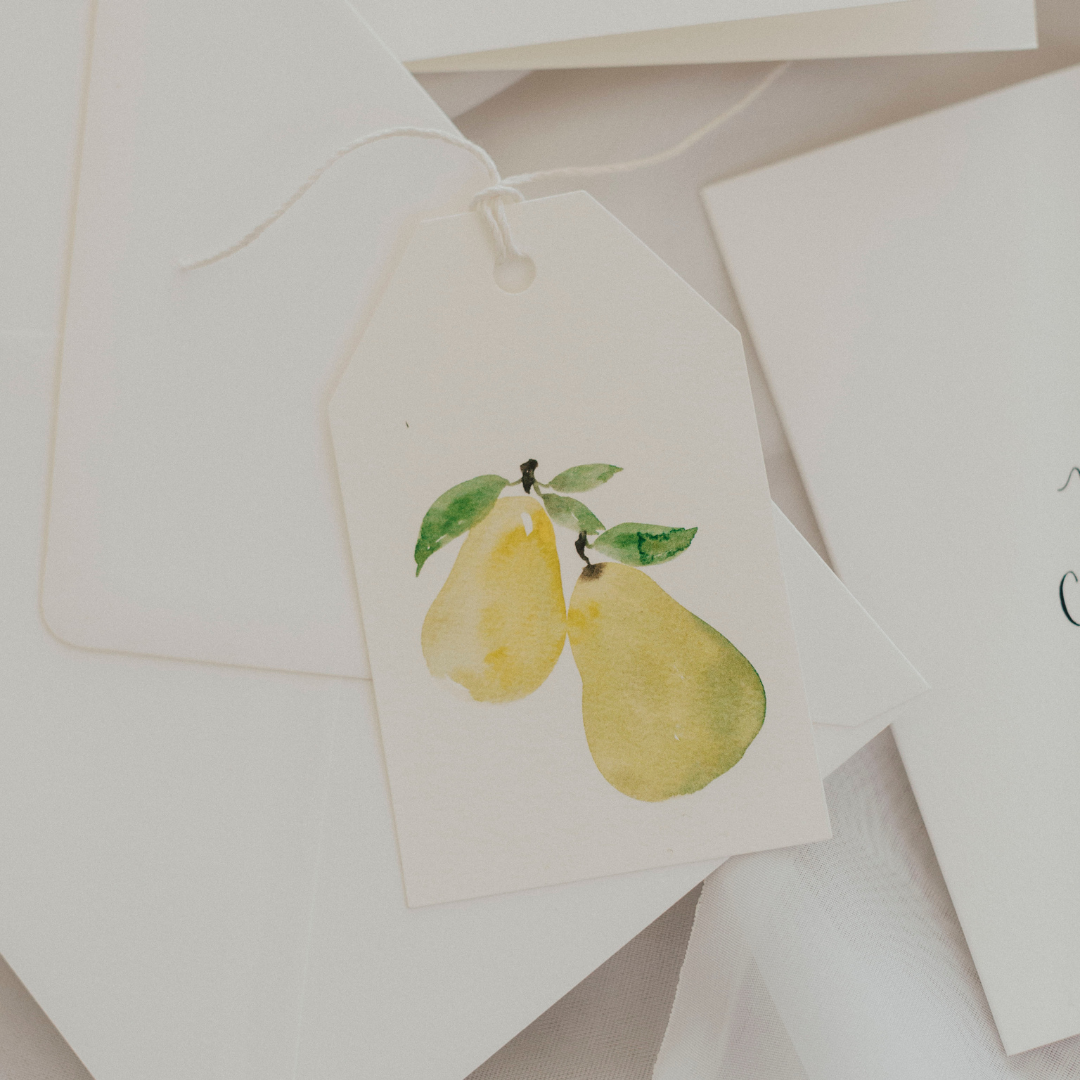 Pears Gift Tags