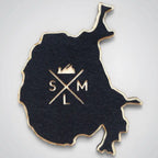 WA Volcanoes Topography Coasters - Set of 4