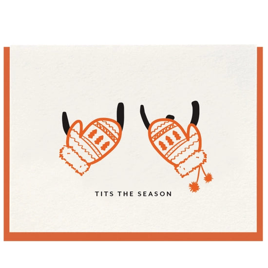 Tits the Season Holiday Card