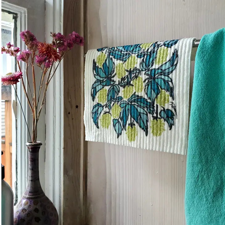 Swedish Dish Cloth: Hops