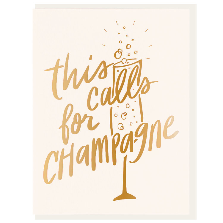 This Calls for Champagne Greeting Card